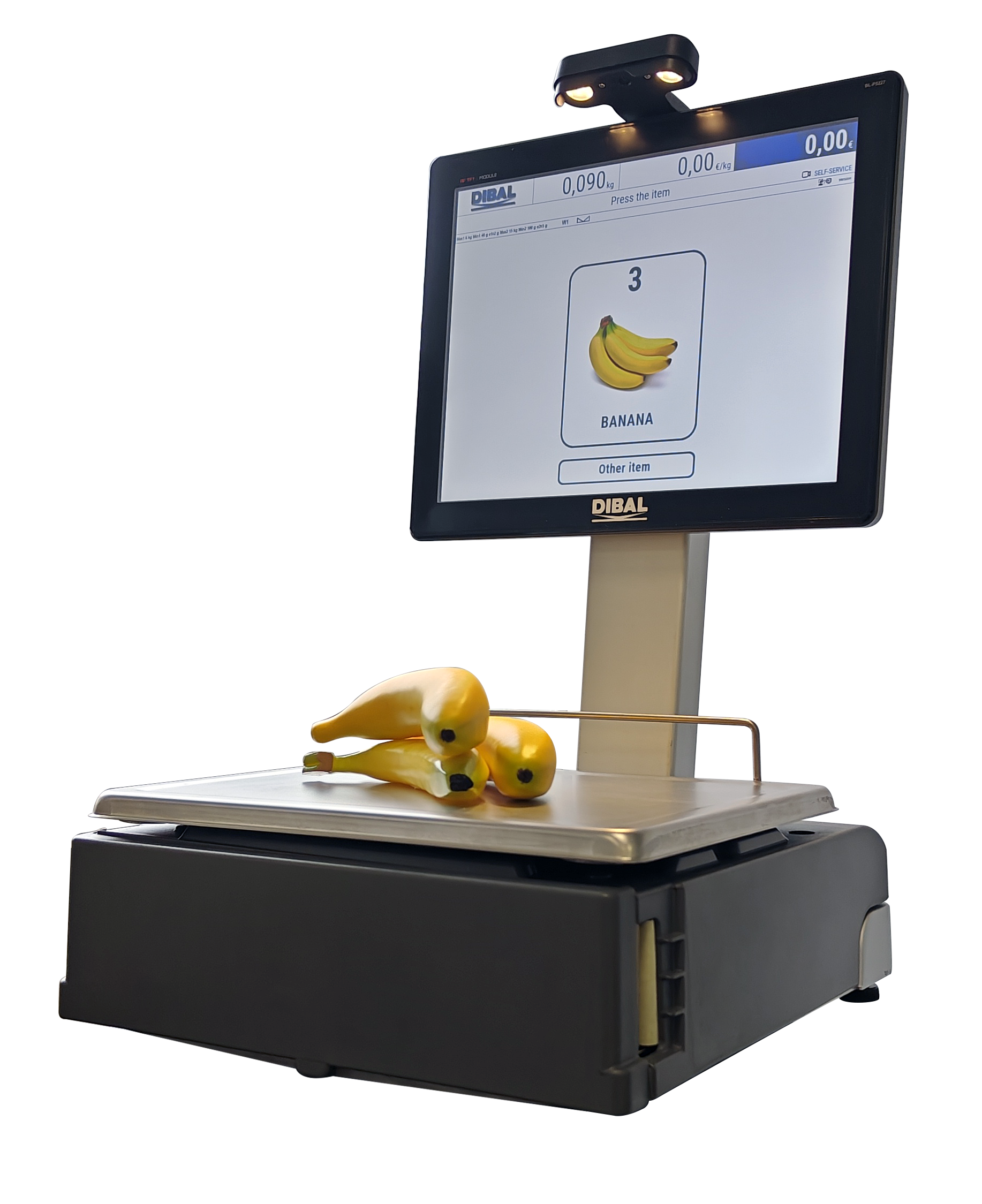 DIBAL Retail PC Scale with product recognition by AI